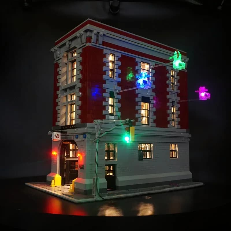 EASYLITE-Kit d'éclairage LED pour 75827 Ghostbusters Firehouse, blocs de quartier général, briques uniquement, modèle non inclus