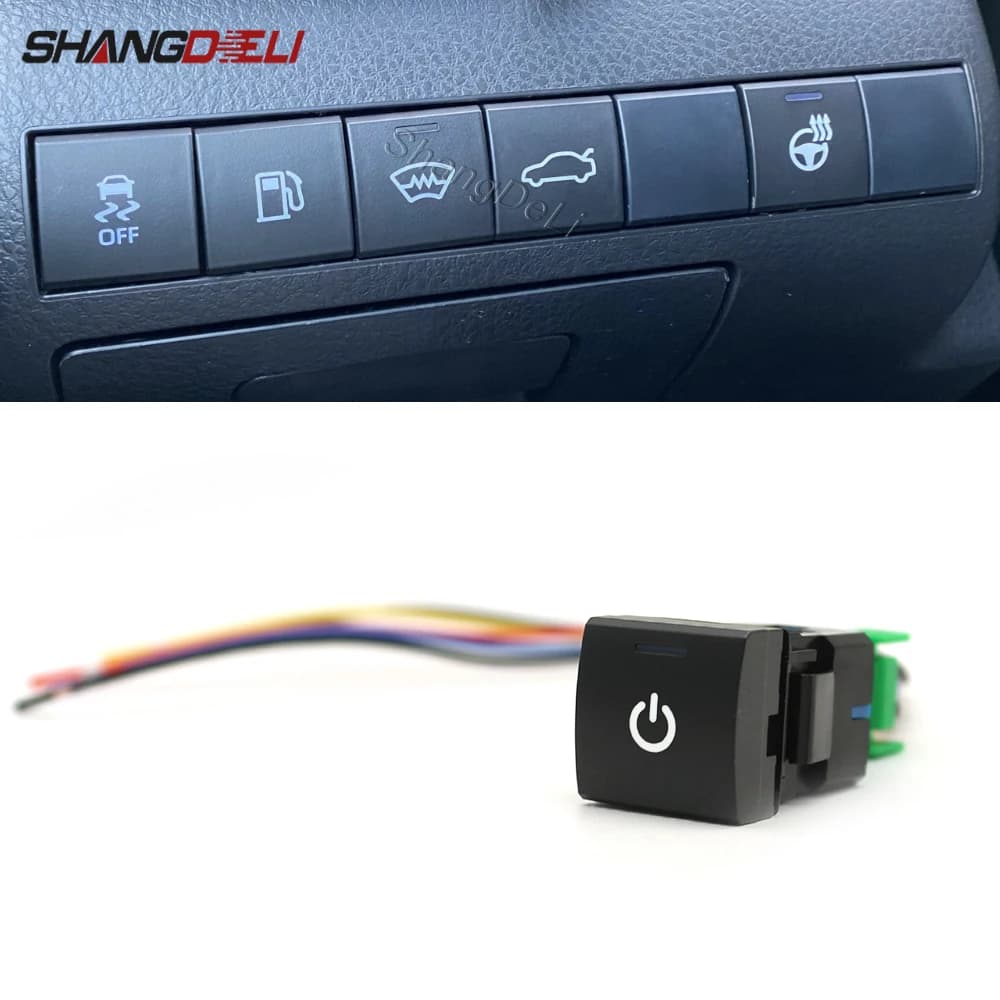 Bouton interrupteur marche/arrêt pour voiture, pour Toyota Camry 2018, Avalon Rav4 2019 2020