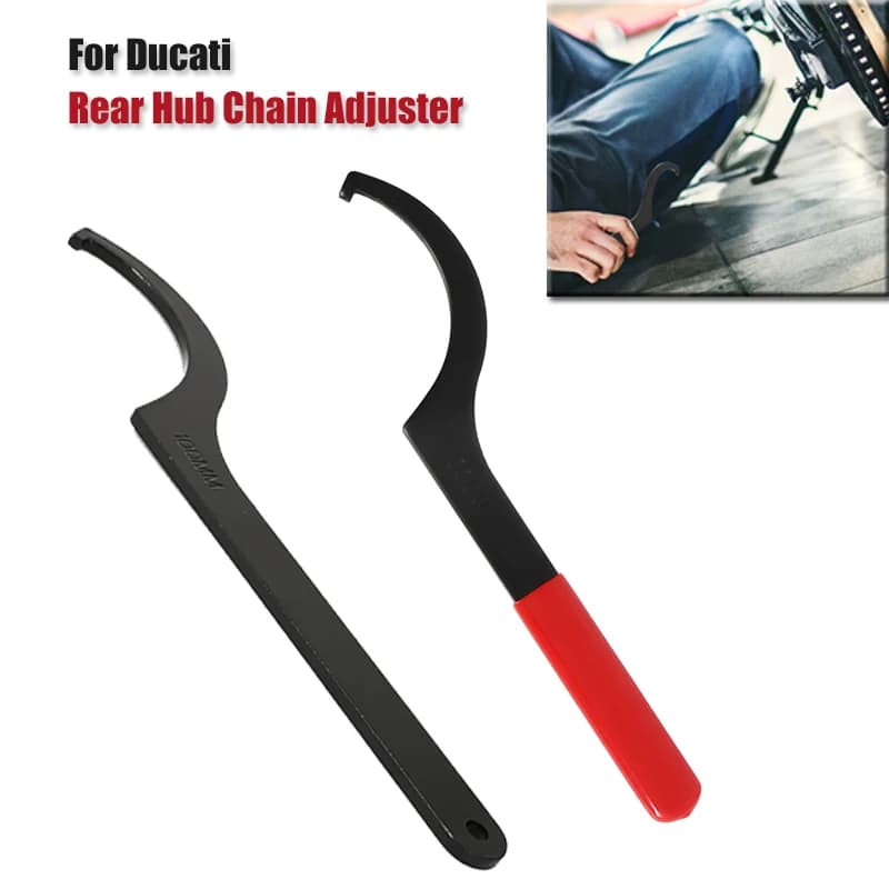 Outil de clé de réglage de moyeu de chaîne arrière 8336992, pour Ducati 848 916 996 748 1098 1198 1199 V4 Hypermotard 796 821 939 950 1100