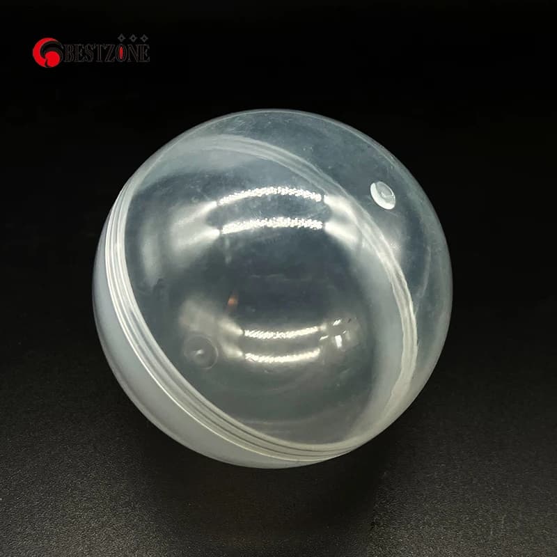 Capsules de jouets transparentes et colorées en plastique PP, 100 mm, 20 ou 10 pièces, contenants vides en forme d'œuf pour distributeur automatique, 4 pouces