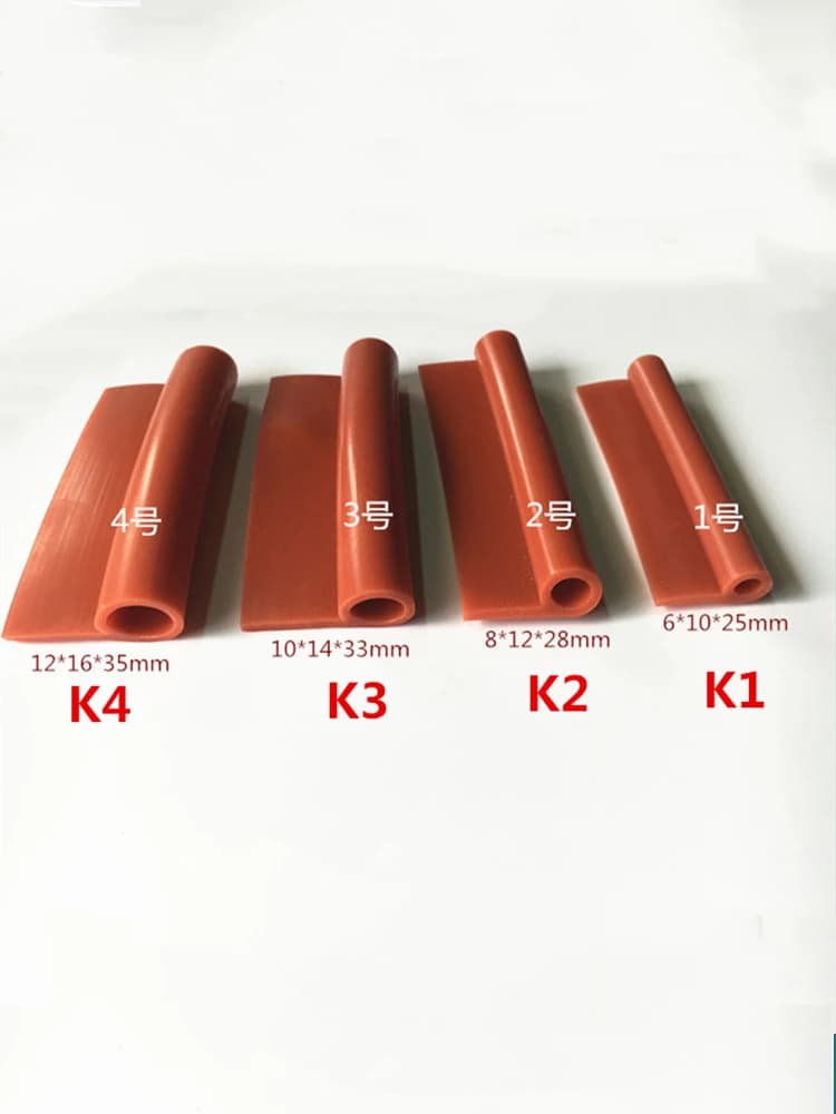 Bande d'étanchéité en caoutchouc de silicone de type P pour porte de four haute température, 1/3/5 mètres, pièces de four