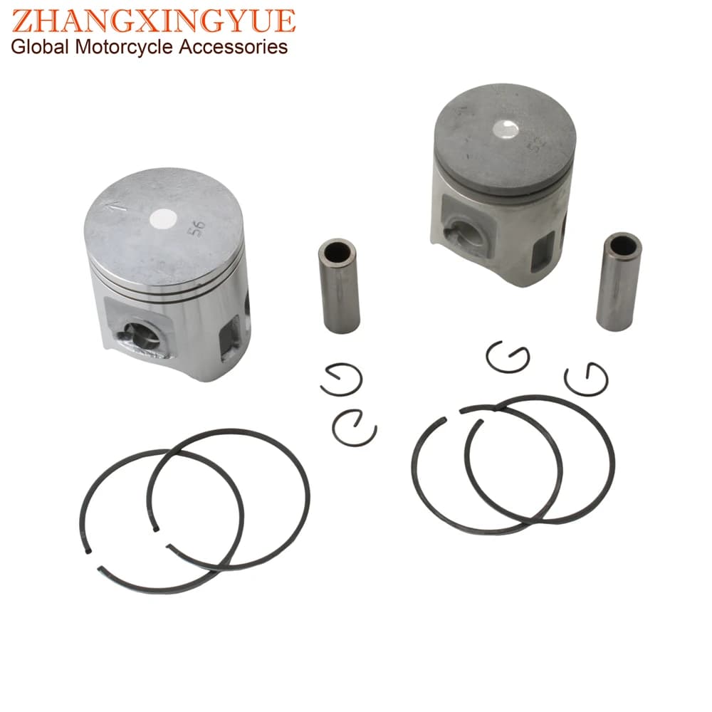 Kit de Piston pour Yamaha Bws Axis Aerox Nitro100 YW100 Zuma100, 52mm 56mm, Aerox Nitro YW Zuma 100cc 4VP 2T