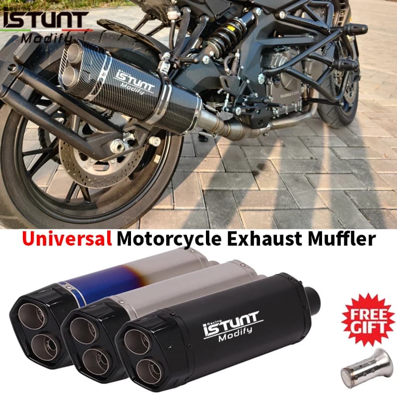 Silencieux Universel pour Moto et Scooter, 51mm, avec DB Killer, MT07, MT09, R1, R6, s1000rr, c400, 1190 pcx125