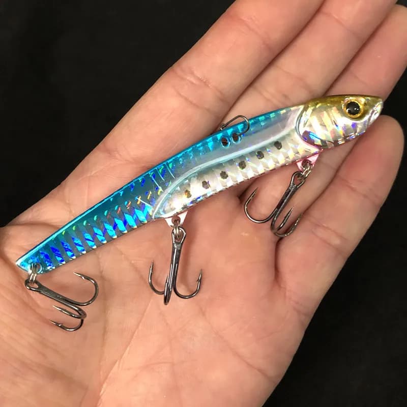 Leurre de pêche Élde la série japonaise Vib Simulation, 15g, 25g, 35g, jigs en métal coulé sur le rivage, vente d'une pièce