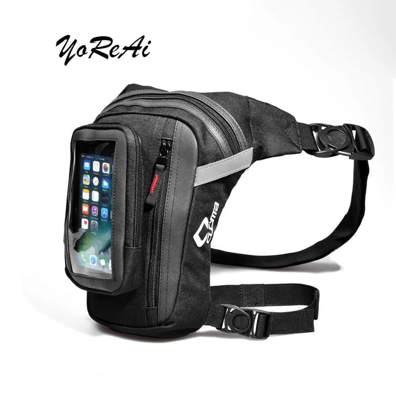 YoReAi hommes Oxford goutte jambe sac cuisse hanche Bum ceinture jambe taille sacs voyage équitation moto bandoulière téléphone portable Fanny Pack