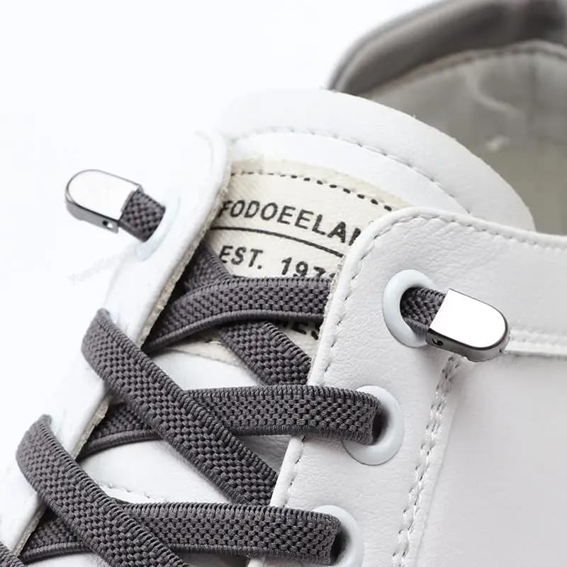 Lacets de chaussures sans cravate lacets plats loisirs de plein air lacets élastiques baskets sécurité rapide enfants adultes lacets paresseux accessoires de chaussures