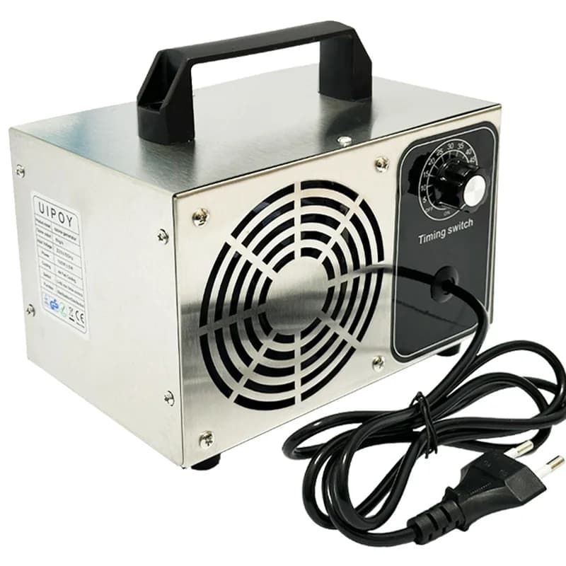 Purificateur d'air portable générateur d'ozone, O3, nettoyeur d'ologging, désinfection à domicile, éliminateur de formaldéhyde, 220V, 60g