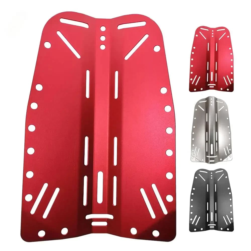 Plaque dorsale de plongée technique avec trous, harnais BCD pour plongeur, pour une flexibilité dans la fixation des accessoires, robuste et durable