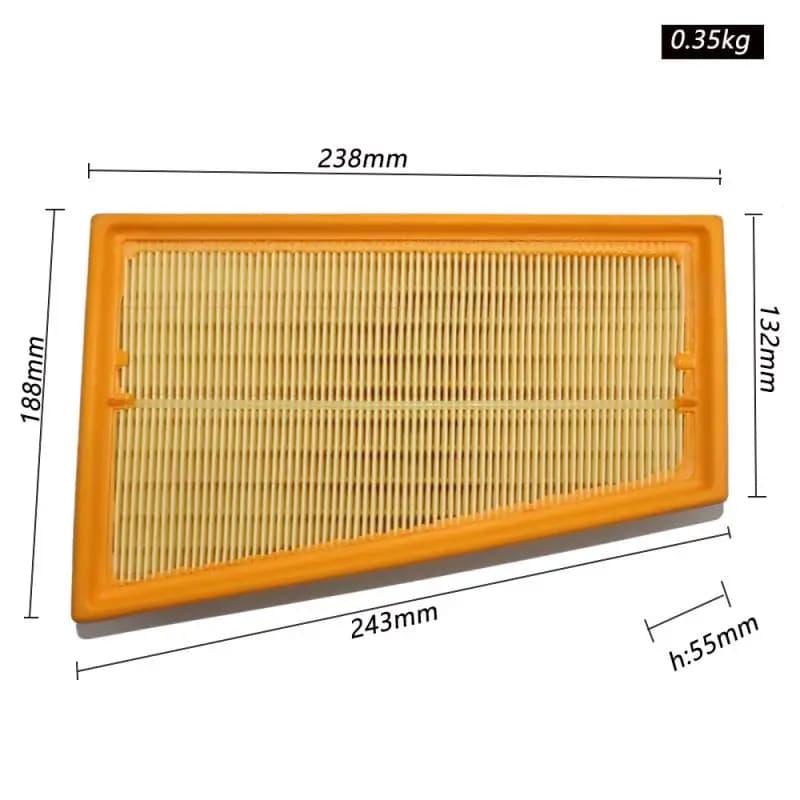 Filtre à air pour moteur de voiture, Renault Scenic II, Megane III, 2003, 2004, 2005, 2006, 2007, 2008, 2009, 8200371661