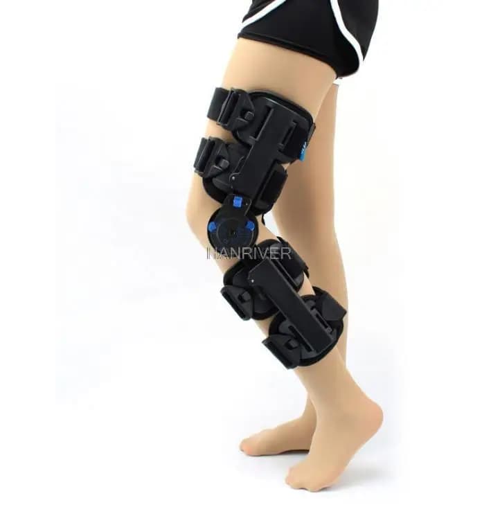 Articulation du genou personnalisée avec correction du genou, fracture de l'équipement réglable, fixe avec un mouvement