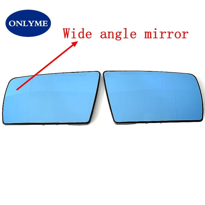 Verre miroir bleu convexe/grand Angle chauffant pour voiture, pour MERCEDES BENZ CLASSE C W202 (1993-2000) E W210 (95-99) S W140 (91-98)