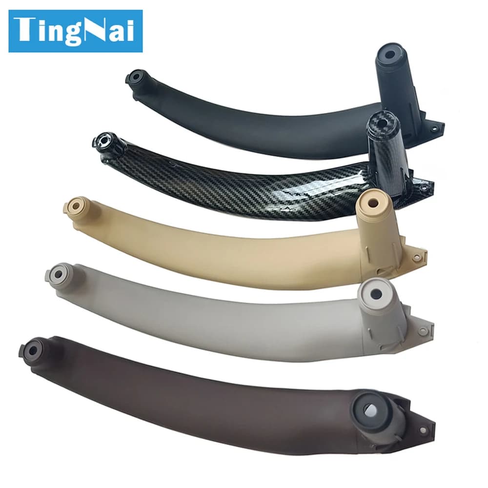 Garniture intérieure de poignée de nervure droite pour BMW, LHD, RHD, intérieur de voiture, avant, passager arrière, magasins de porte, X5, X6, E70, E71, E72, 2007-2014