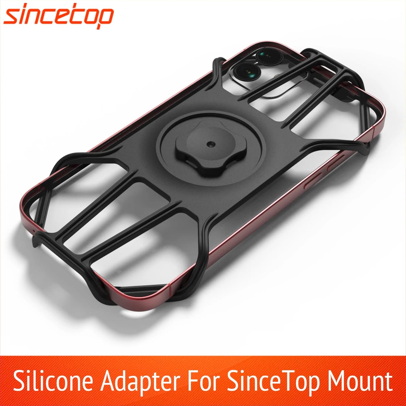 Adaptateur universel en Silicone pour support de téléphone à montage rapide depuisTop, pour ventilation/voiture/vélo/Clip de ceinture/mur/bracelet/support de bracelet