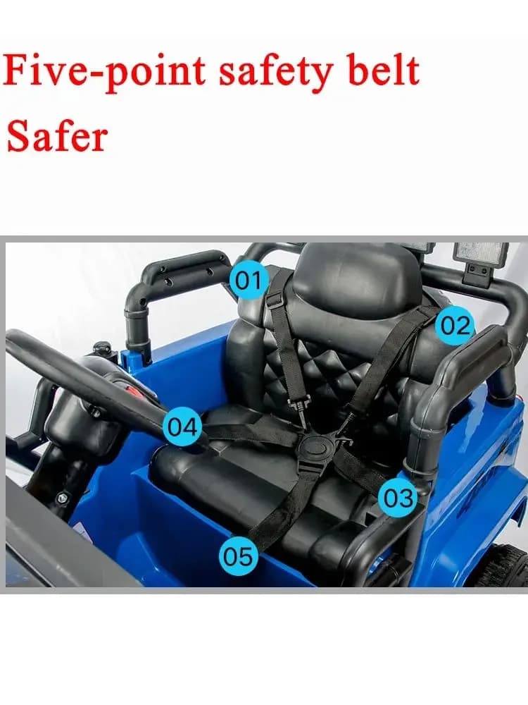 Ceinture de sécurité de voiture électrique pour enfants, ceinture de sécurité à cinq points, à monter sur les jouets électriques pour bébé, accessoires de sécurité pour siège de voiture