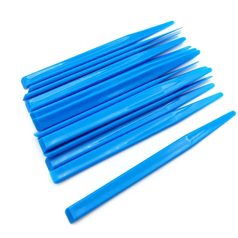 Spatule de mélange dentaire, couteau de mélange, poudre de ciment en plastique, outils de dentiste 10 pièces/lot