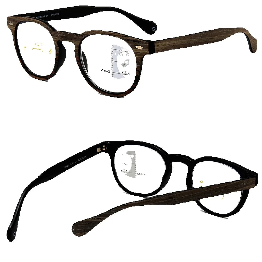 CLARA VIDA-Lunettes de Lecture Rétro Anti Blu-ray pour Homme et Femme, Accessoire Intelligent, Progressif, Rond, Loin et Près, + 1.0 + 1.5 + 2.0 à + 4.0