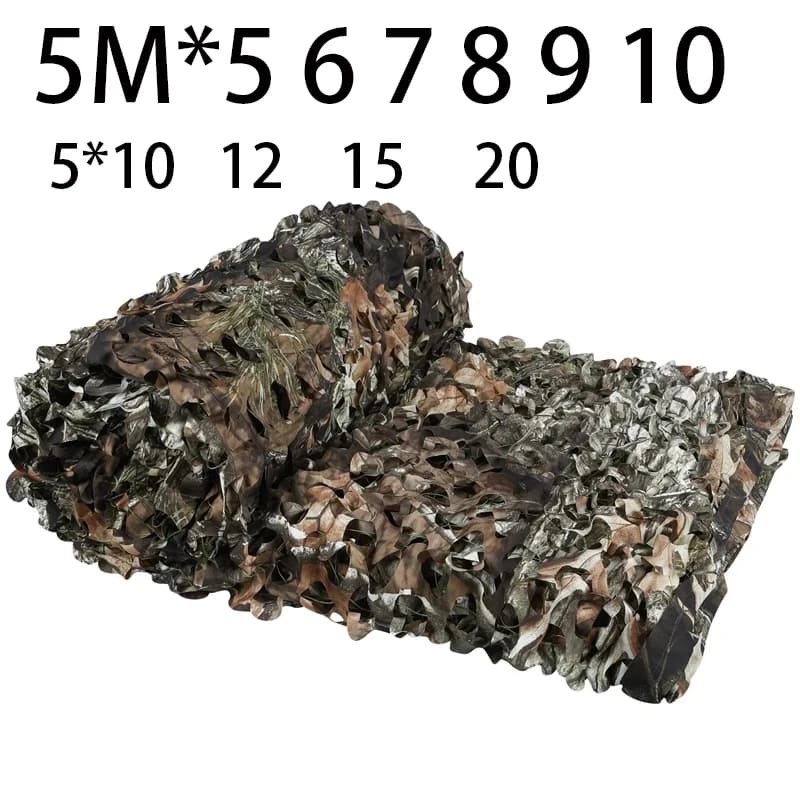 CamSolomon-Grand filet de camouflage de chasse, 5x5, 6, 7, 8, 9, 10, 12, 15, 20, abri solaire, clôture en maille cachette de jardin, couverture de tente réseau d'ombres