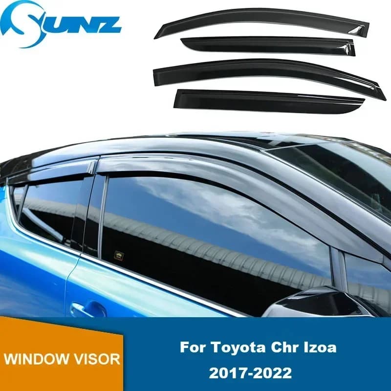 Pare-soleil pour Toyota Chr Izoa 2017 2018 2019 2020 2021 2022 2023, protection contre la pluie et le soleil, déflecteur de fenêtre de voiture