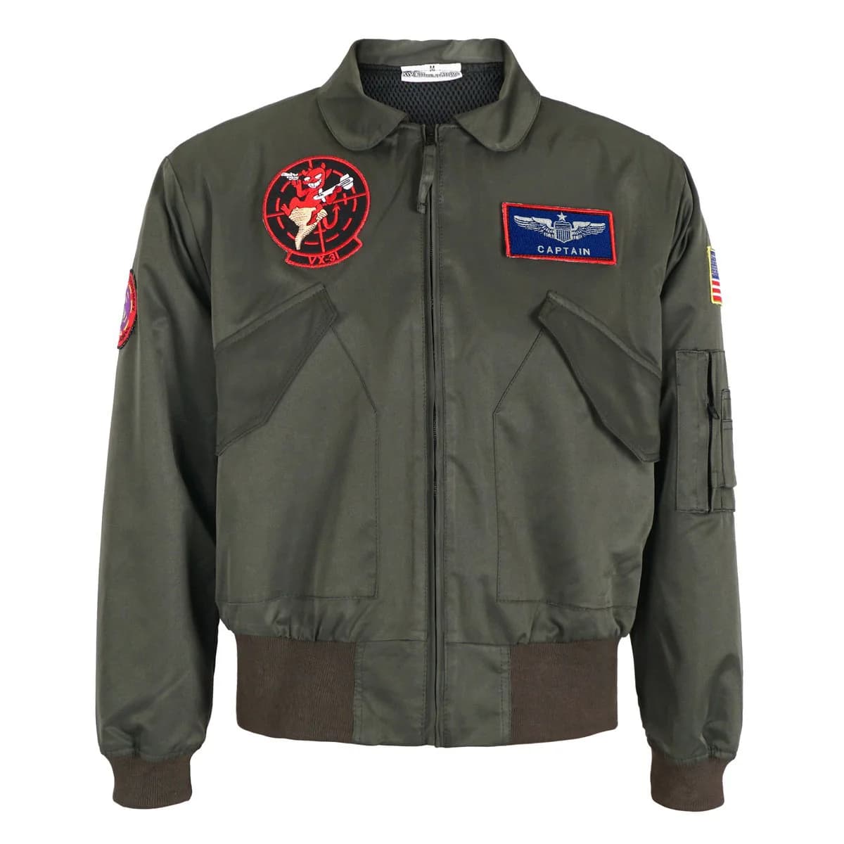 Veste Top Gun Maverick Bomber Cosplay pilote Costume veste vestes à glissière