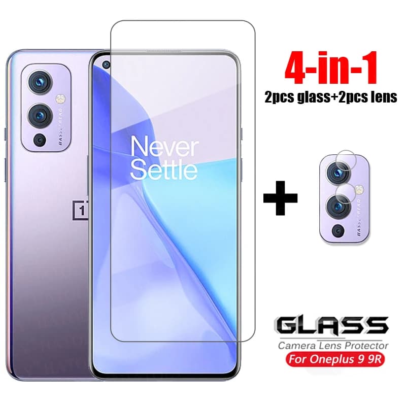 Protecteur d'écran de téléphone Ultra-fin 4 en 1, pour verre Oneplus 9, One Plus 9 9R 9RT 10T 10R ace