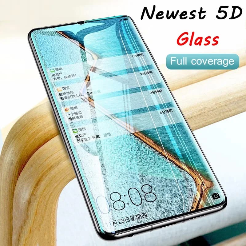 Film de protection d'écran pour Huawei P30 Pro, verre trempé dur incurvé 5D pour Smartphone P20 Lite P30