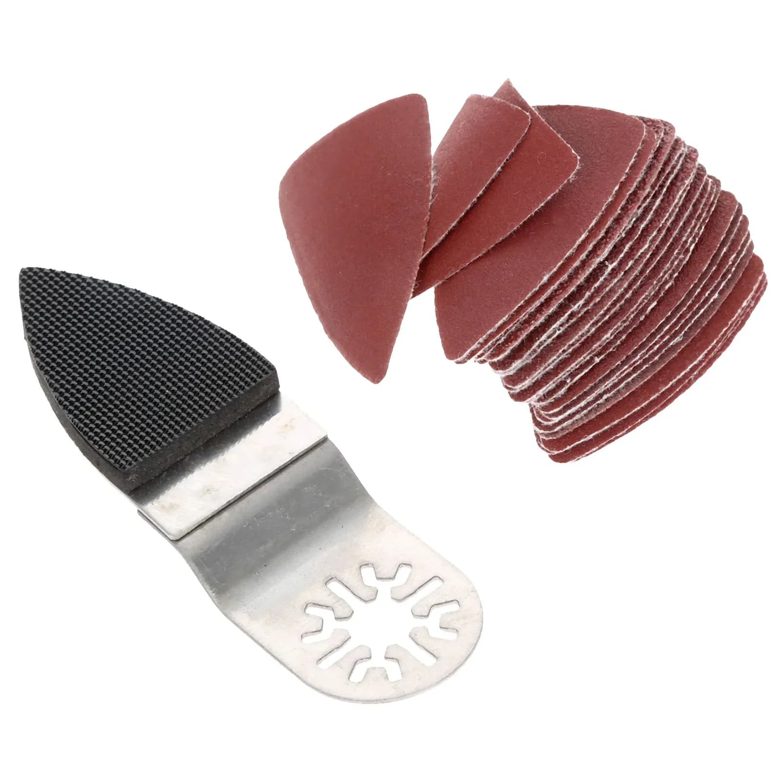 /05/2019 de papier abrasif pour ponceuse à doigts, ensemble de feuilles de ponçage, outil multifonction électrique oscillant, Grit60, 80, 120, 180/240, pour Fein Dremel, rénovateur, 25 pièces