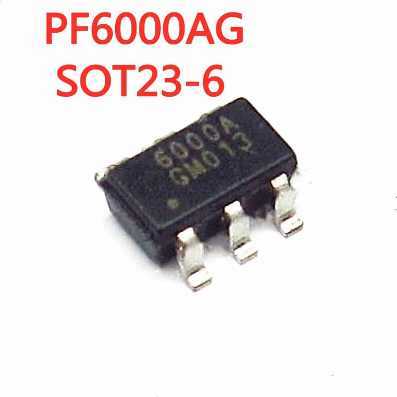 Puce d'alimentation LCD SMD, 100% qualité, nouveau, original, PF6000AG 6000A, 10 pièces/lot, en Stock