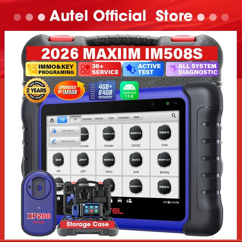 Autel-Scanner automobile MaxiIM IM508S XP400 PRO OBD2, pigments clés IMMO, outils de diagnostic pour toutes les voitures, programmeur tout-en-un