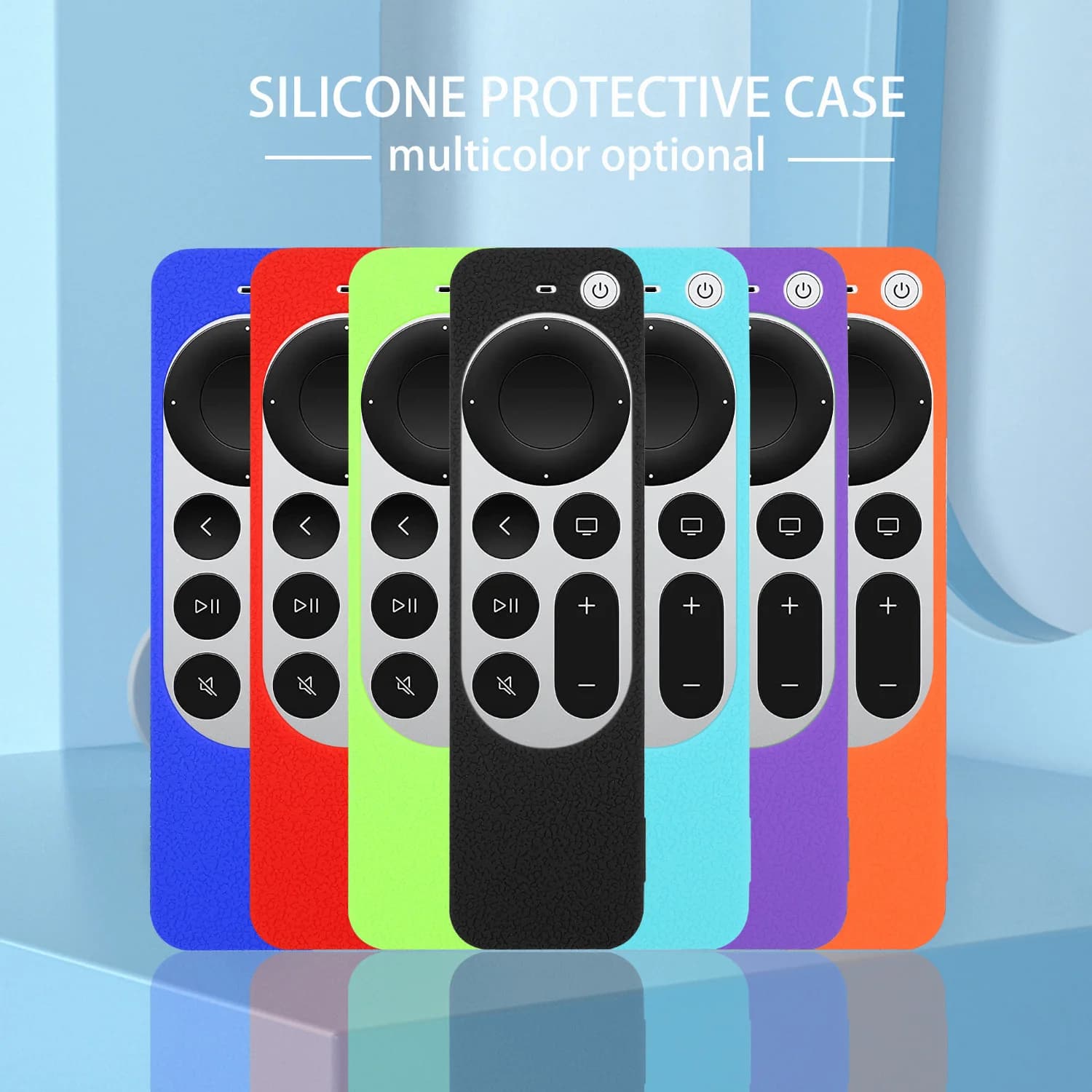 Étui de protection en Silicone résistant aux chocs, housse Anti-poussière, rectangulaire, léger, antidérapant, adapté à la télécommande Apple TV 4K