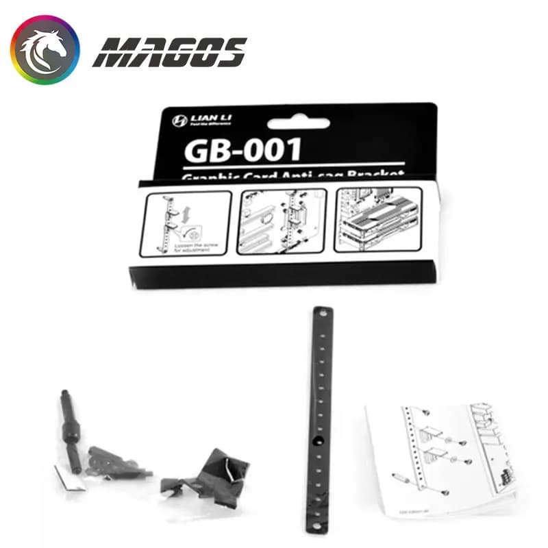 Support anti-affaissement pour carte graphique LIAN LI GB-001, support de carte graphique, support VGA pour cartes mères de taille ATX et E-ATX, support PC
