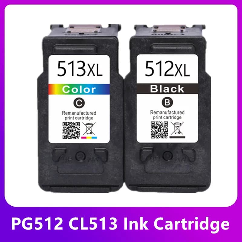 Cartouche d'encre compatible PG512 CL513 pour imprimante Canon PG-512 Pixma MP230 MP250 MP240 MP270 MP480 MX350 IP2700