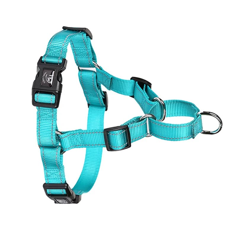Harnais pour chien sans traction pour chiens de taille moyenne et grande, réfléchissant, sans starter, Clip avant, harnais pour animaux de compagnie, dégagement rapide, contrôle facile