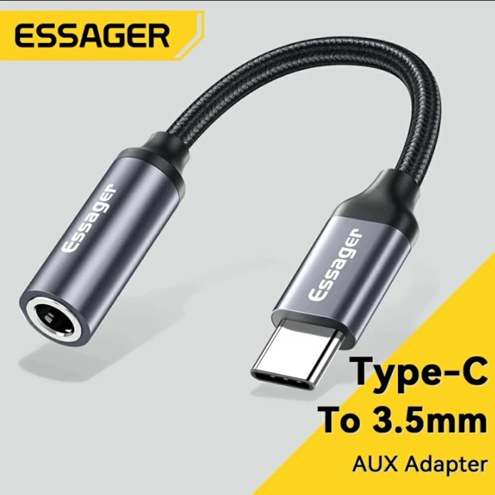 Essager USB Type C 3.5 Jack adaptateur pour écouteurs USB C à 3.5mm casque AUX câble adaptateur Audio pour Huawei P30 Xiaomi Mi 10 9