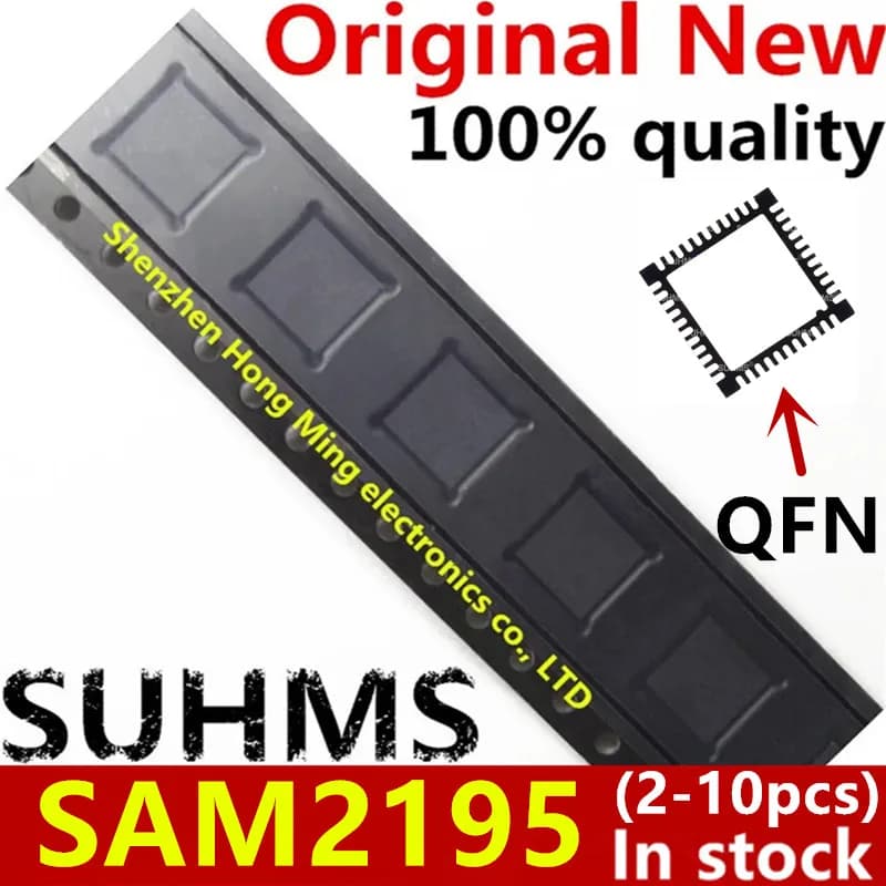 Puce SAM2195 100%, 2 à 10 pièces, nouveauté QFN-44