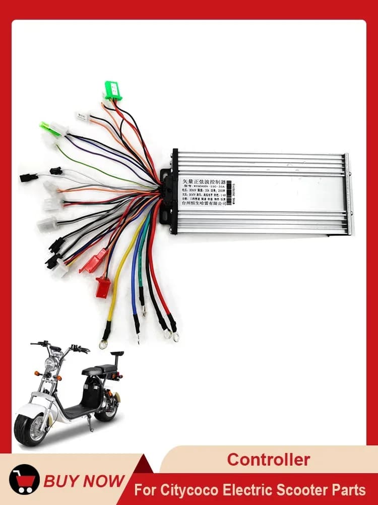 Contrôleur à trois vitesses à onde sinusoïdale pour scooter électrique Citycoco, accessoires modifiés, 60V, 1500W, 2000W, 72V