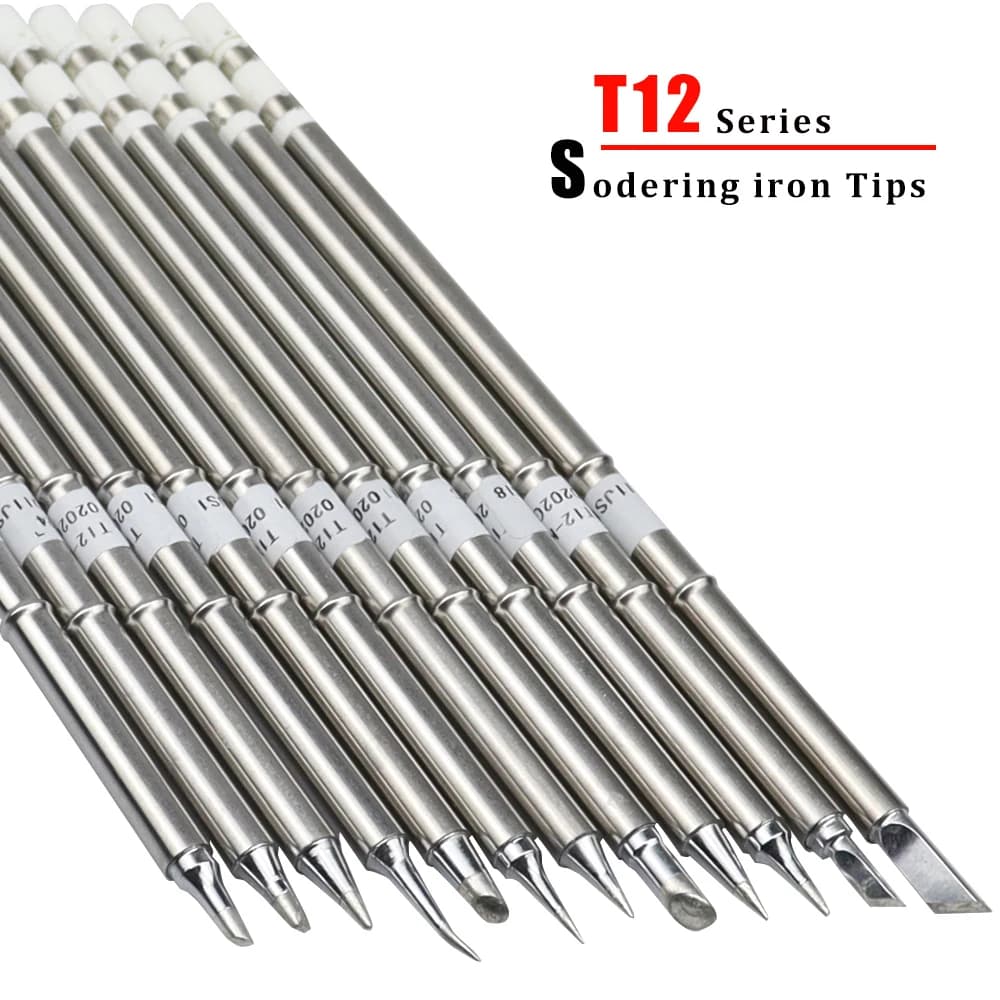 Embouts de tête de fer à souder série T12, pointe de remplacement T12-K BC2 BC3 JL02 D24 KU ILS BL I pour FX951 FX-952 T12-942
