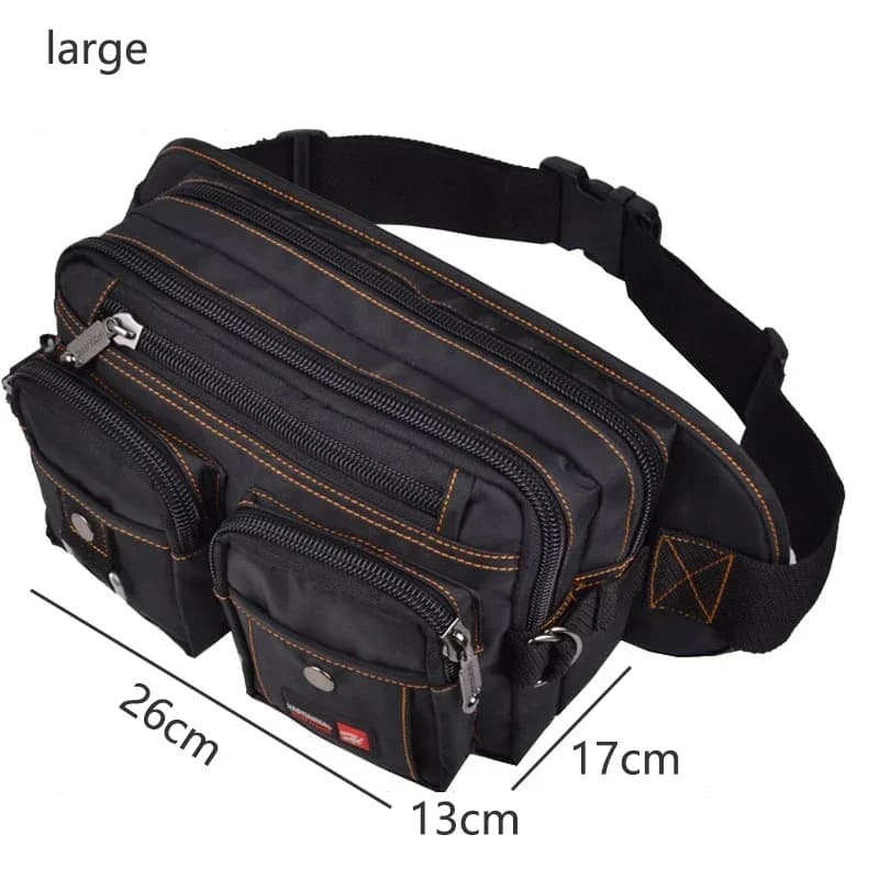 [Adder plusieurs Styles] sac de poitrine pour hommes sacs de taille imperméables sac banane de grande capacité pour hommes pochette de téléphone multifonction Oxford