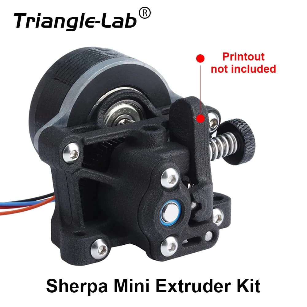 C Trianglelab-Mini kit d'extrudeuse Sherpa DDB, légère, compatible avec l'imprimante 3D Ender3 CR10 TECalculator