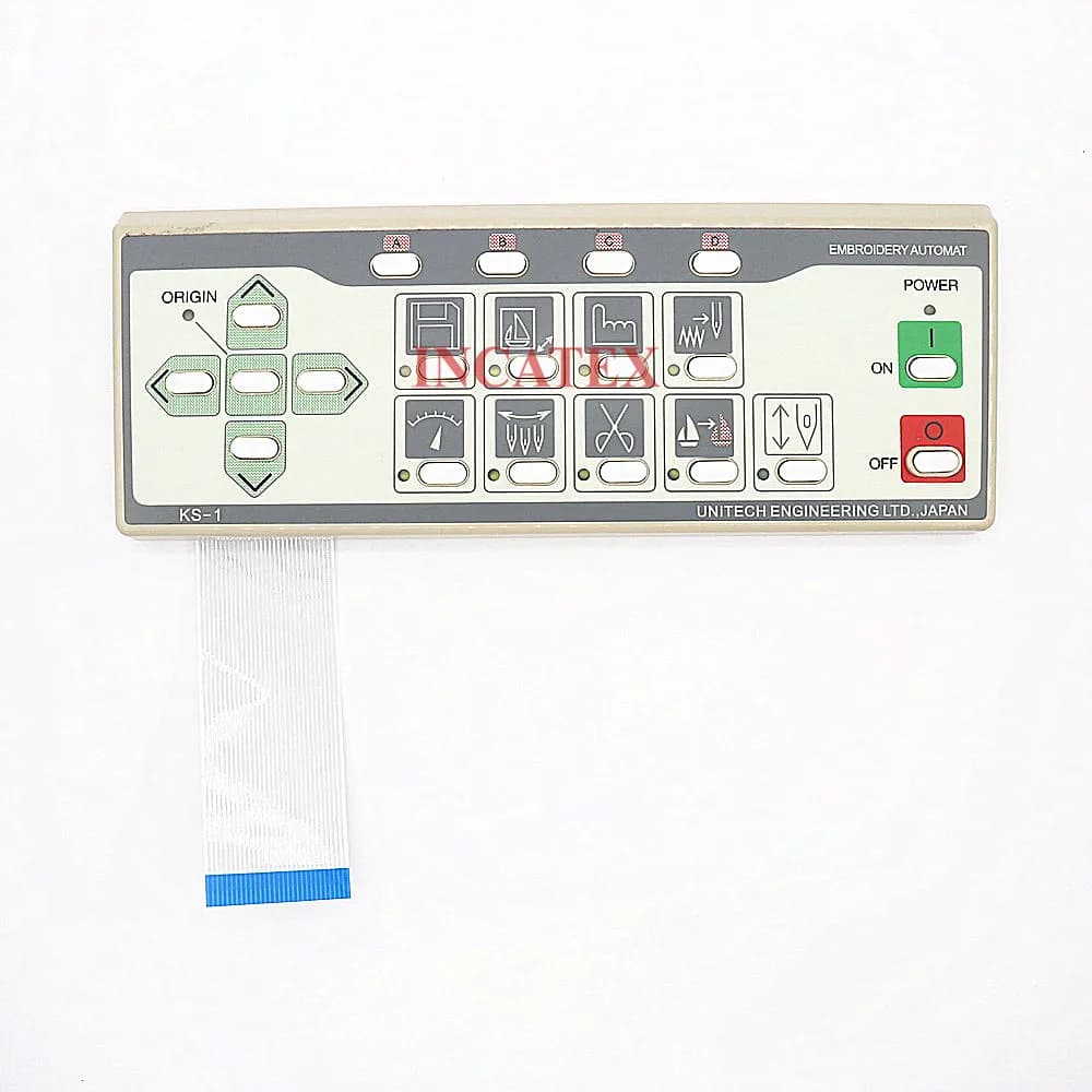 Pièces de rechange pour machine à broder Barudan, EBY01570, panneau de commande convexe, clavier, bonne qualité