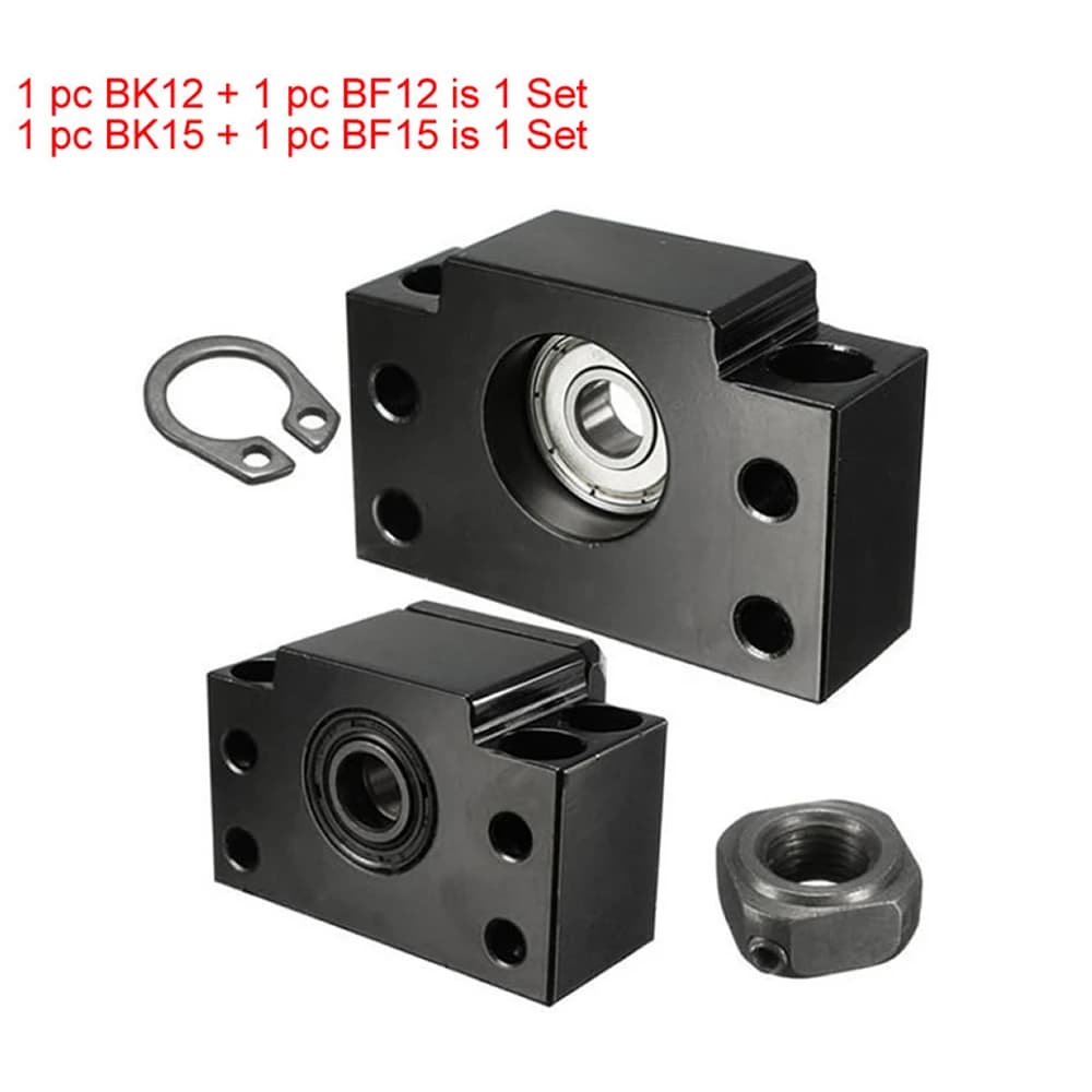 Kit de Support d'Extrémité de Vis à Billes BK BF, BK12/15/17/20, pour Machine CNC Thom1204 SFU1605 SFU2005, Pièce d'Axe XYZ