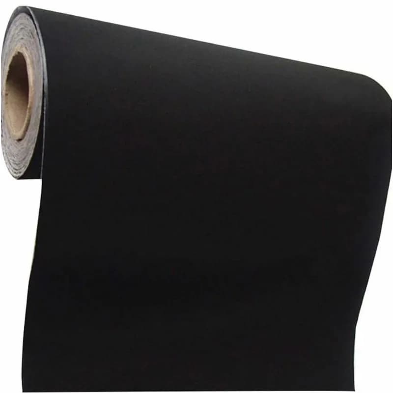 30cm * 10m/5m/3m/1m noir auto-adhésif velours flocage tissu doublure bijoux papier de Contact pour bricolage couture tissu collant