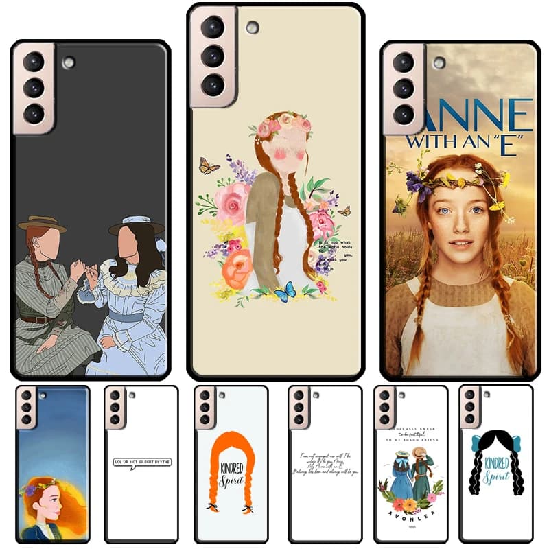 Coque Anne with an E pour Samsung Galaxy S20 FE S22 S21 S23 Ultra Note 20 Note 10 S8 S9 S10 Plus