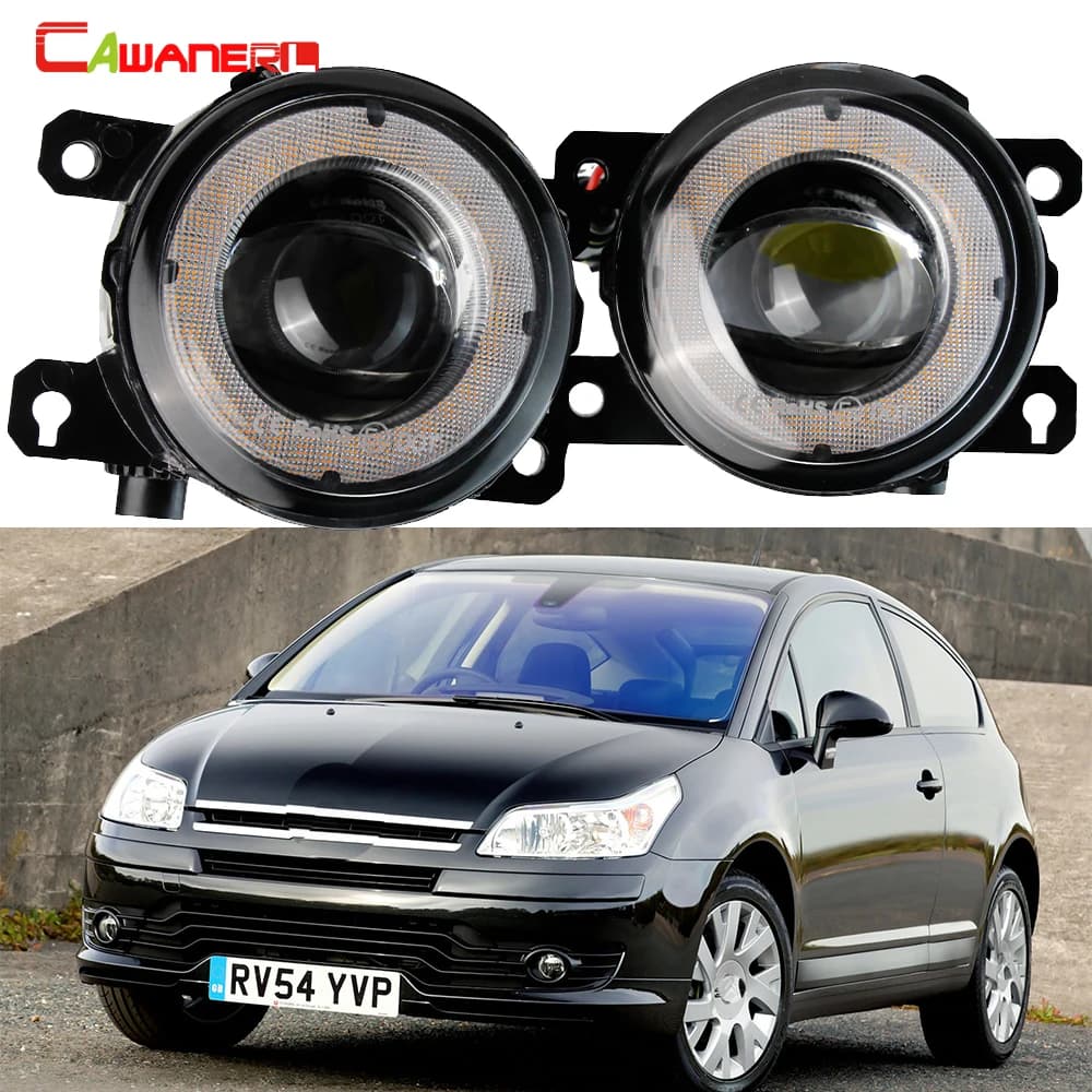 2 X feu antibrouillard LED pour voiture, feu de jour DRL 30W H11 pour citroën C4 coupé Hatchback berline 2004 – 2023 (sauf Cactus)