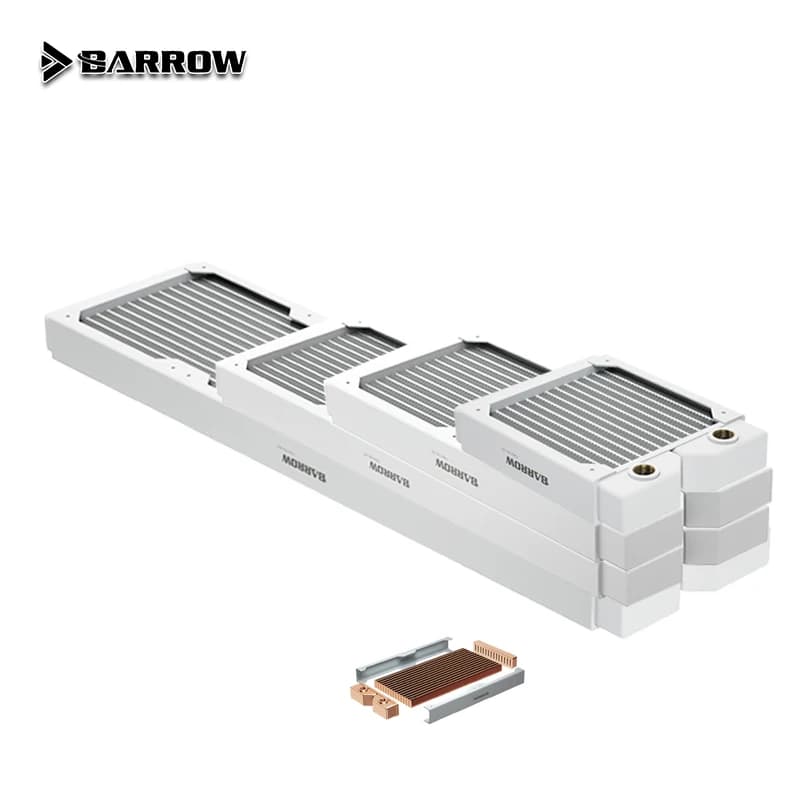 BARROW-Dissipateur thermique pour CPU et ordinateur, système de refroidissement par eau, compatible avec 12cm, 28mm, 240mm, 360mm
