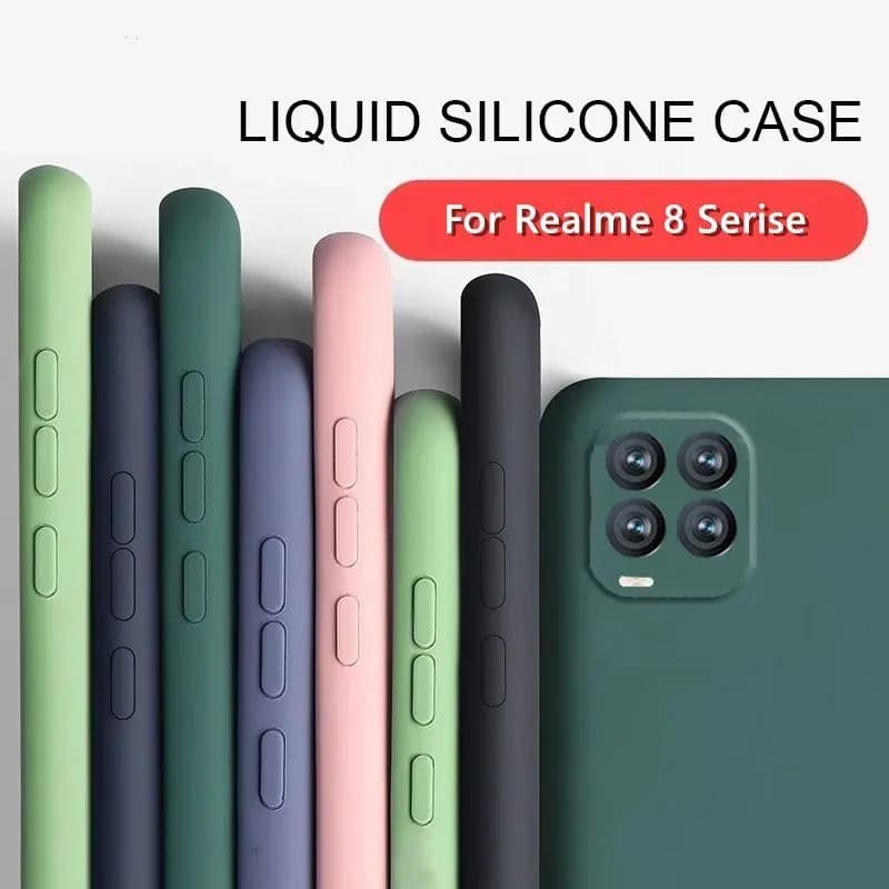 Coque pour Realme 8 Pro, Realme 10, 8, 9 Pro Plus, 9i, 8i, C55, C35, C30, Narzo 50, Funda Capa, coque en silicone liquide souple