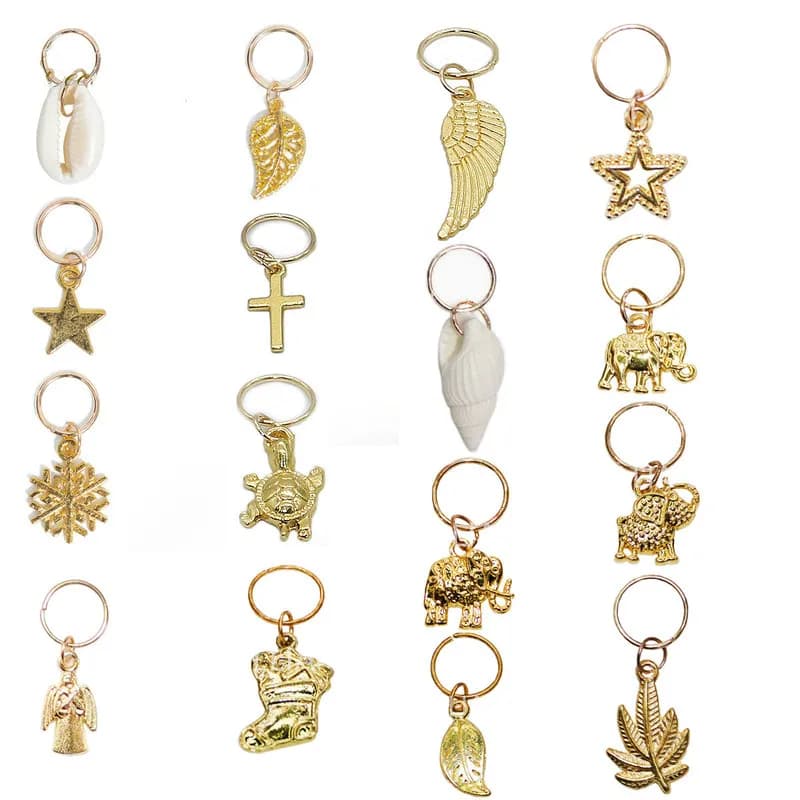 Perles de Dreadlock pour tresses de cheveux, 5 à 50 pièces, bijoux Vintage, breloques pour femmes, filles, enfants, épingle à cheveux, accessoires d'outils de tissage