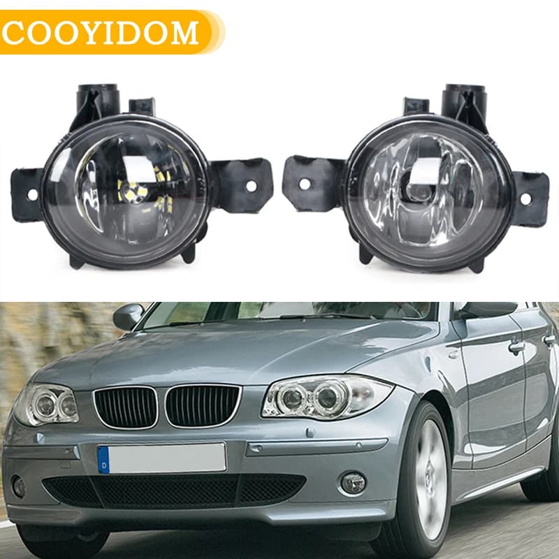 Feu antibrouillard LED avant de voiture avec ampoules, pour BMW série 1 E82 E87 E88 X3 E83 X5 E70 63176924655 63176924656 Lampes d'assemblage de style de voiture