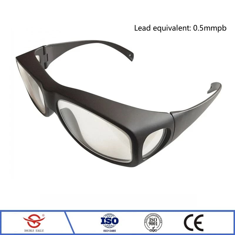 Protection radiologique Lunettes de protection en plomb 0,5/0,75 mmPb pour rayons X et rayons gamma, légères et offrant une protection complète