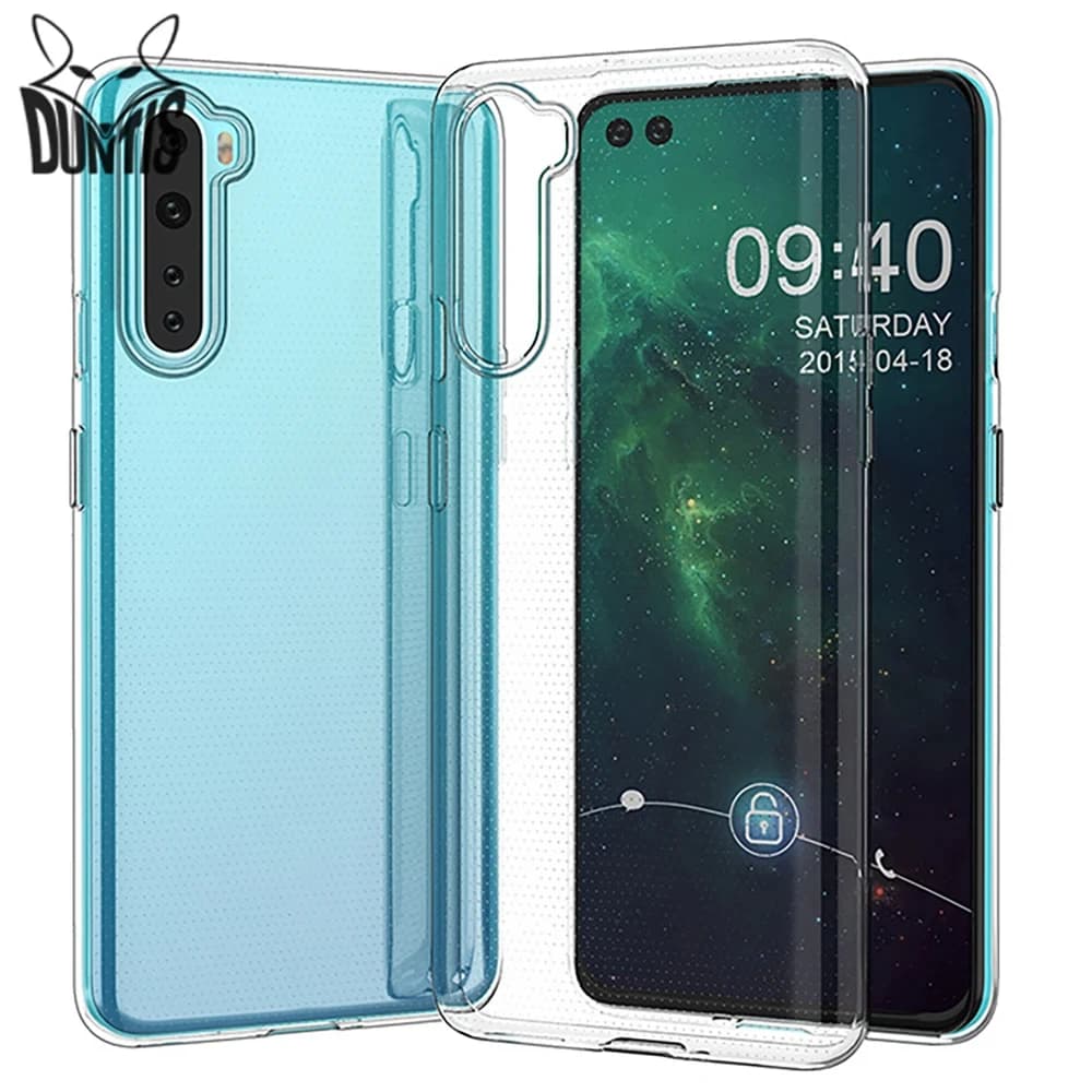 Coque pour OnePlus Nord TPU Silicone Durable Transparent coque souple pour OnePlus Nord téléphone couverture arrière de protection
