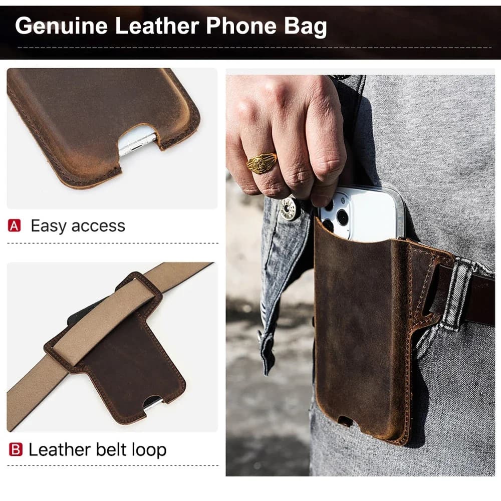 Juste de rangement portable en cuir véritable pour téléphone, sacs Bery, étui de sport, course à pied, Xiaomi Mi 12 11 11S Pro Lite 10T POCO figuré F3 M3, 100%